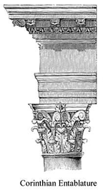 Corinthian Order Entablature